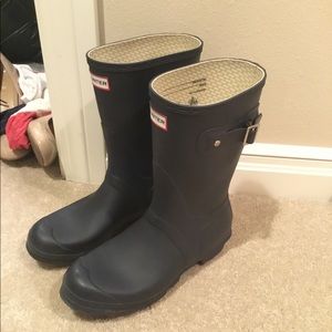 Classic short hunter rain boots